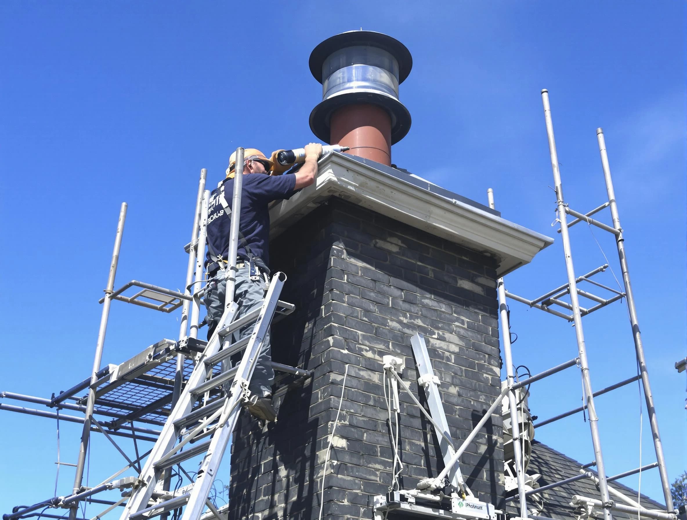 Sturdy chimney crown finished by South Brunswick Chimney Sweep in South Brunswick, NJ