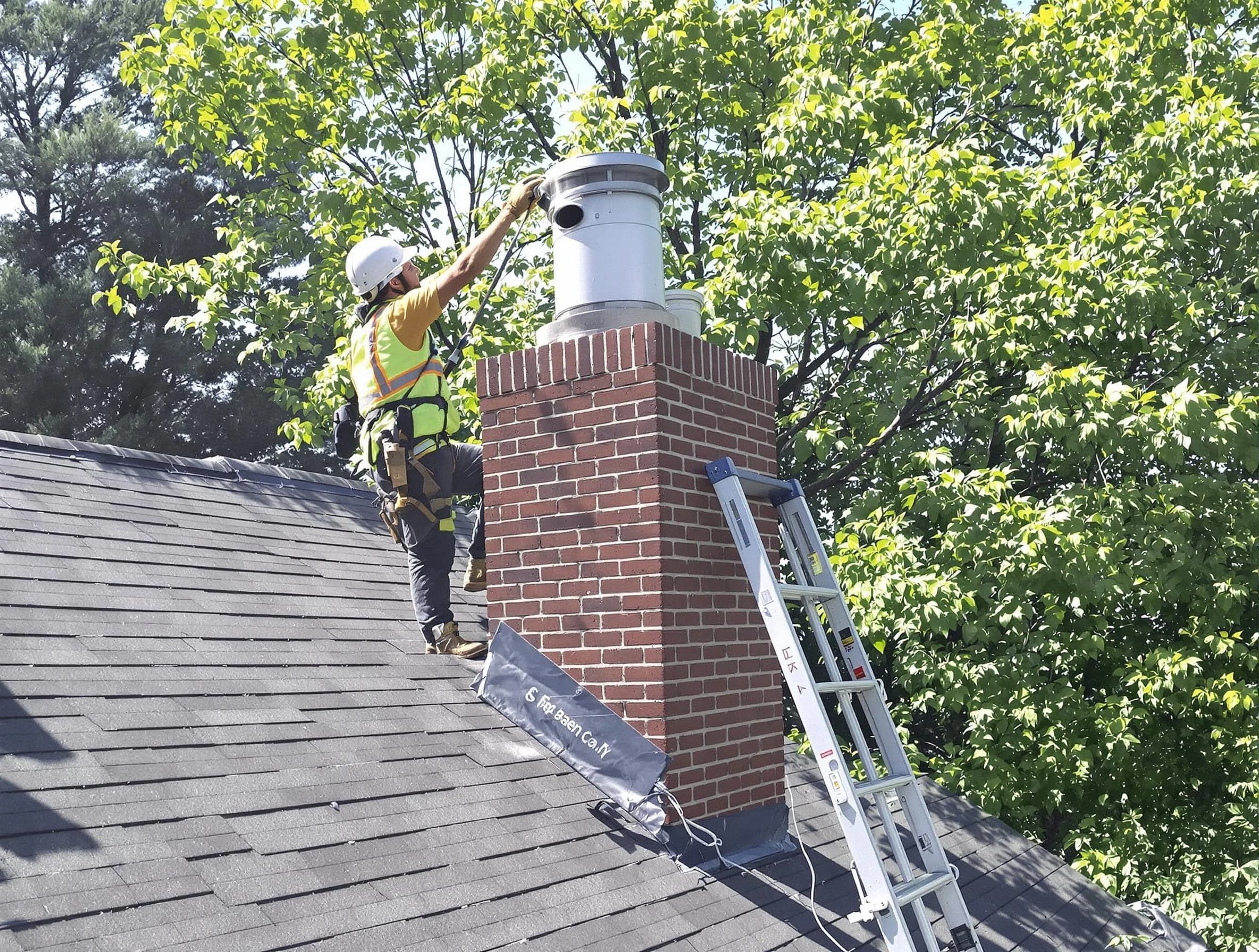 Chimney liner inspection by South Brunswick Chimney Sweep in South Brunswick, NJ