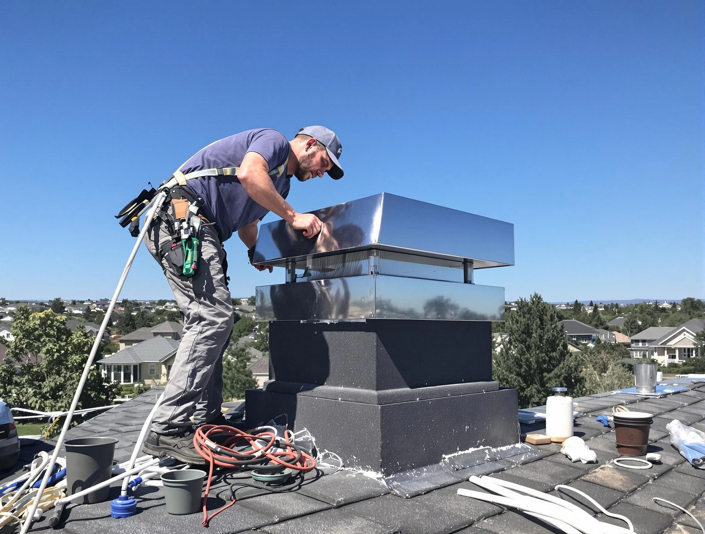 Chimney Cap Services service in South Brunswick, NJ