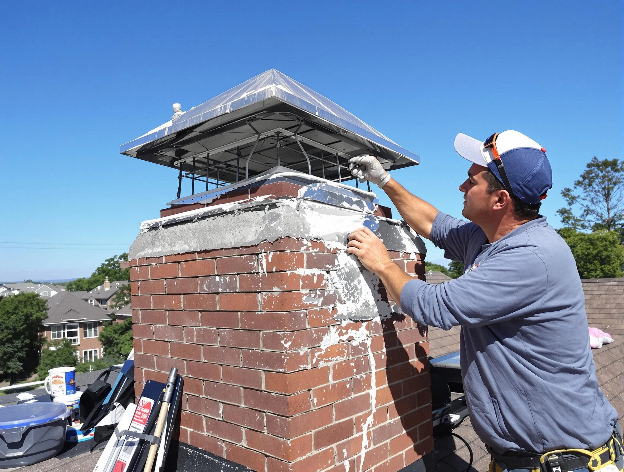 Chimney Crown Services service in South Brunswick, NJ